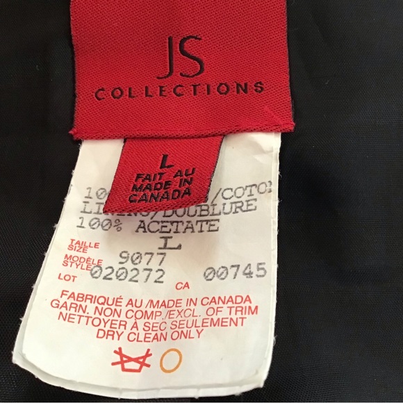 JS Collections Retro Duster Velvet Button Front Coat - Picture 6 of 8